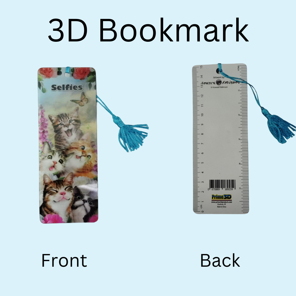 3D Bookmark – Unique Designs for Book Lovers | Multiple Variants Available
