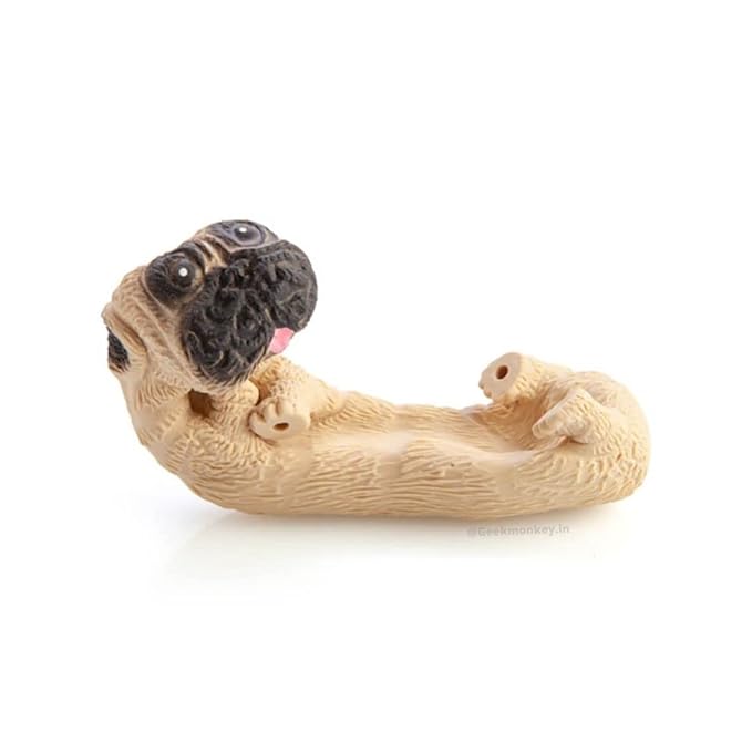 Fidget Stress Pug Toy – Stretch, Squeeze & Squish for Fun