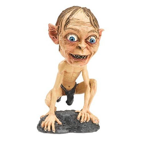 Gollum Smeagol Polyresin Bobble Head | 14 Cm | Made In India ; Hand Painted | Novel ; Movie ; The Hobbit ; The Lord Of The Rings |