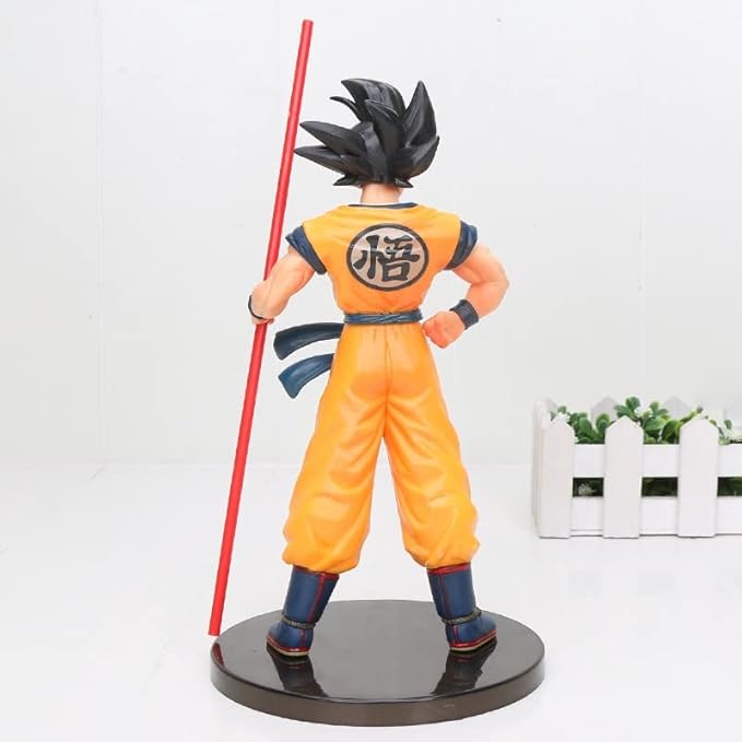 Dragon Ball Z Son Goku Action Figure – Somersault Pose | Special Edition Toy for Car Dashboard, Home & Office Decor, Cake Toppers, and Collectibles (20cm)