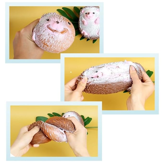 Stretchable Hedgehog Squishy Toy – Cute Stress Relief Fidget