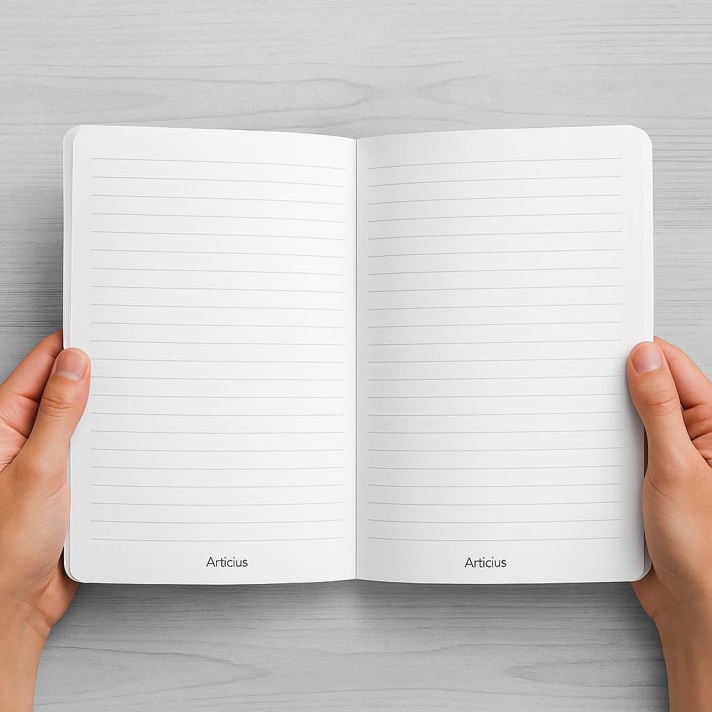 Binded A5 Notebook Pack of 3 | School & College Use | Compact Writing Ruled Notebook | Diary for Notes, Study, Journaling (90 Pages, 45 Sheets) 21x14 cm (Astronaut)