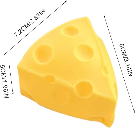 Squishy Cheese Stress Relief Toy – Soft & Fun