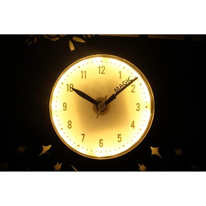 Magical Unicorn Backlight Wall Clock – Glow-in-the-Dark Fantasy Decor for Girls’ Rooms & Dreamers (12 Inch)