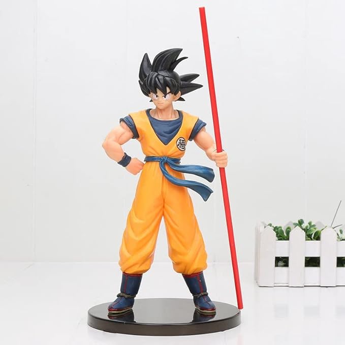 Dragon Ball Z Son Goku Action Figure – Somersault Pose | Special Edition Toy for Car Dashboard, Home & Office Decor, Cake Toppers, and Collectibles (20cm)