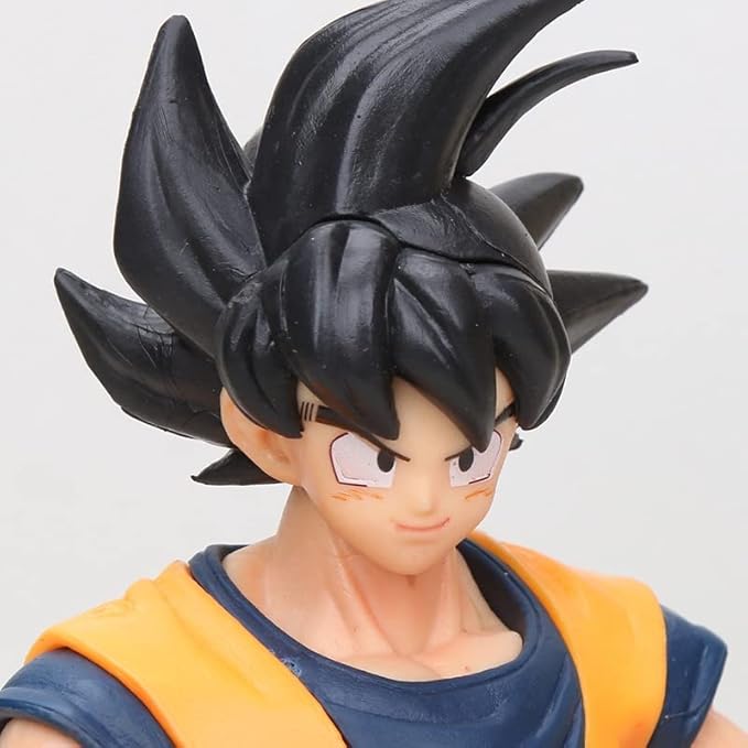 Dragon Ball Z Son Goku Action Figure – Somersault Pose | Special Edition Toy for Car Dashboard, Home & Office Decor, Cake Toppers, and Collectibles (20cm)