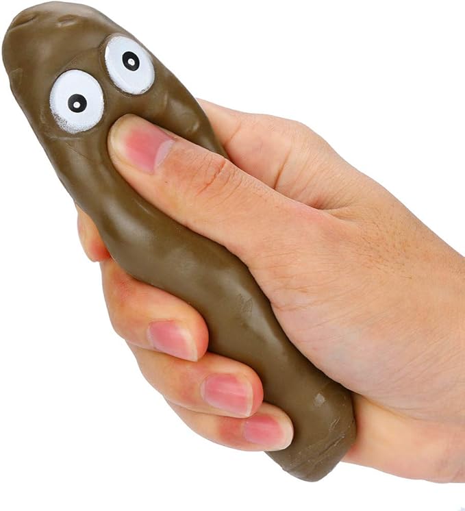 Funny Poop Stress Ball – Squeeze & Squish Fidget Toy