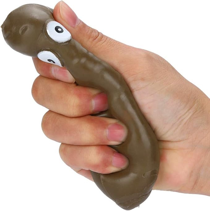 Funny Poop Stress Ball – Squeeze & Squish Fidget Toy