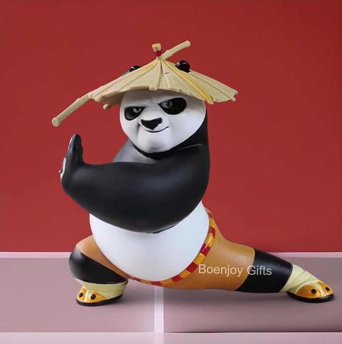 Kung Fu Panda Action Figures - Limited Edition, Kung Fu Panda Figurine, Merchandise Figures, Collectible Figurine for Home Decor, Office Table & Study Table Toys (15 cm)