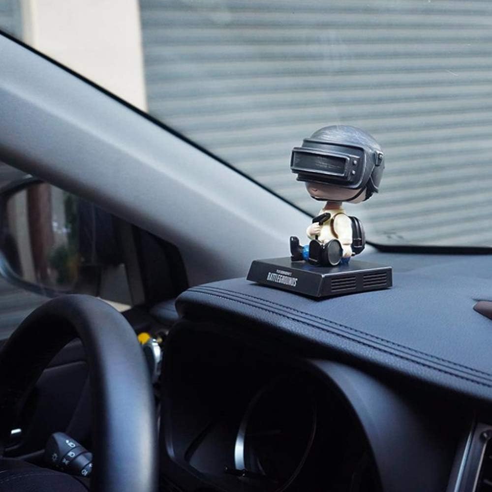 PUBG Boy PVC Bobblehead + Phone Holder + Number Stickers | Online Multiplayer Battle Game |