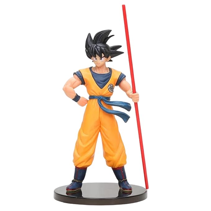 Dragon Ball Z Son Goku Action Figure – Somersault Pose | Special Edition Toy for Car Dashboard, Home & Office Decor, Cake Toppers, and Collectibles (20cm)
