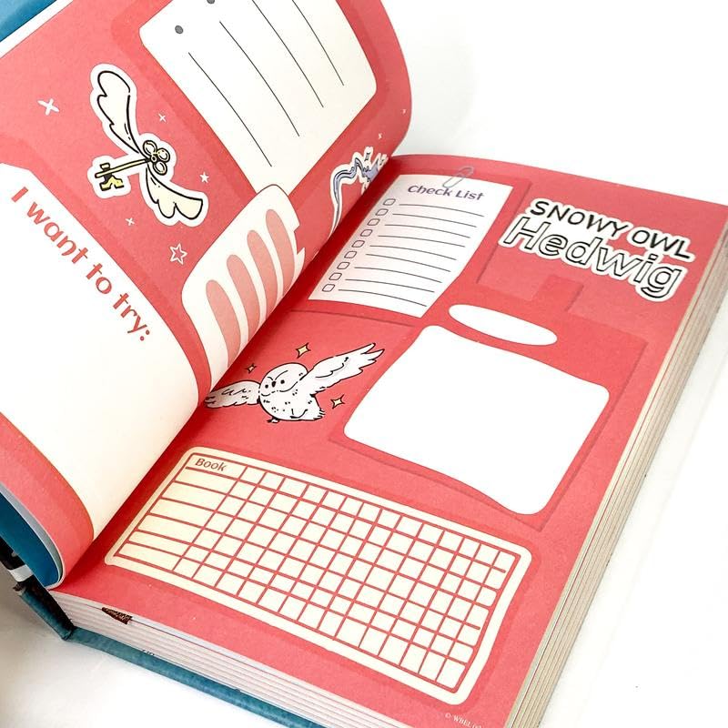 Harry Potter Hardcover Journal Diary, Vintage Writing Paper Notebook, 92 sheets Magnetic Cover (192 Pages) Size 5 * 7 inch (Best Mate)