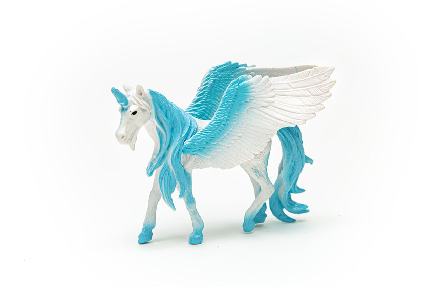 Magical Pegasus Unicorn Toy Figure – 14 cm | Fantasy Winged Horse Collectible | Hand-Painted Mythical Creature, Action Figures for Office Desk Study Table Decor