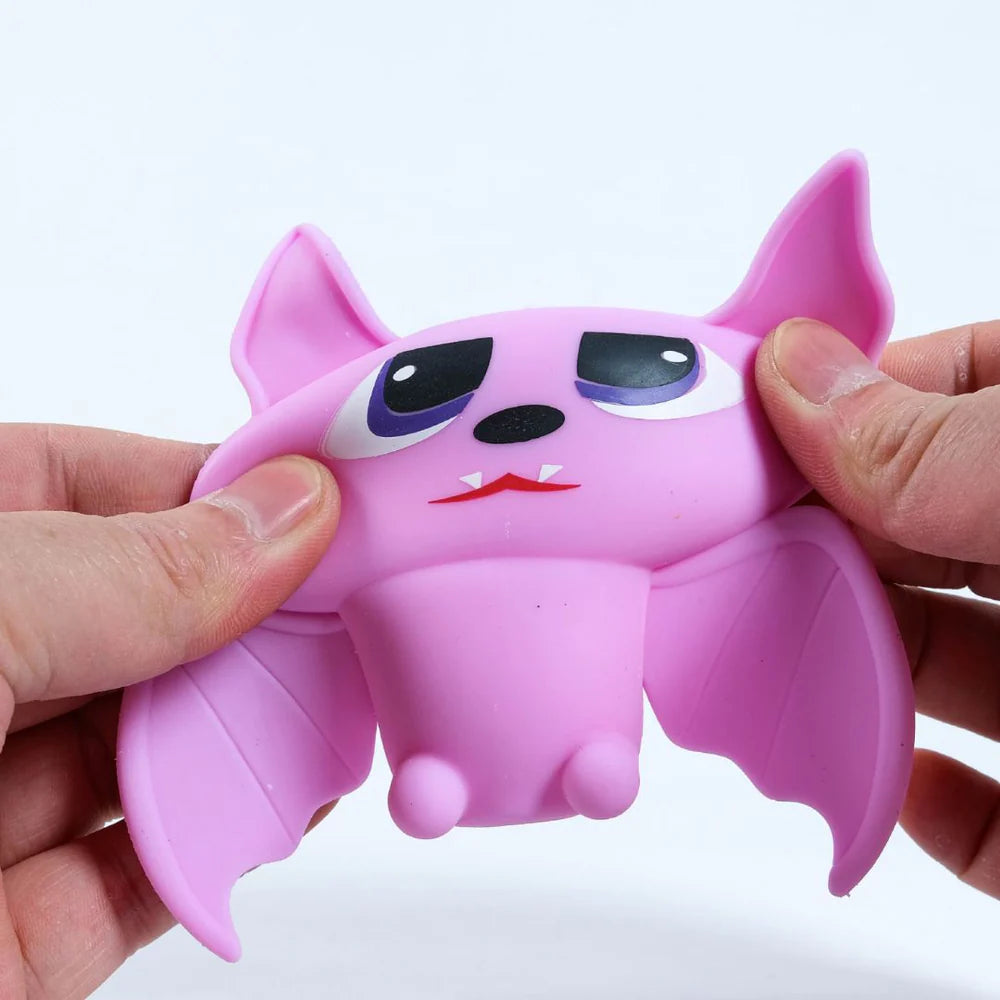 Cute Bat Squishy Toys – Soft and Spooky Fidget Fun (Random Color)