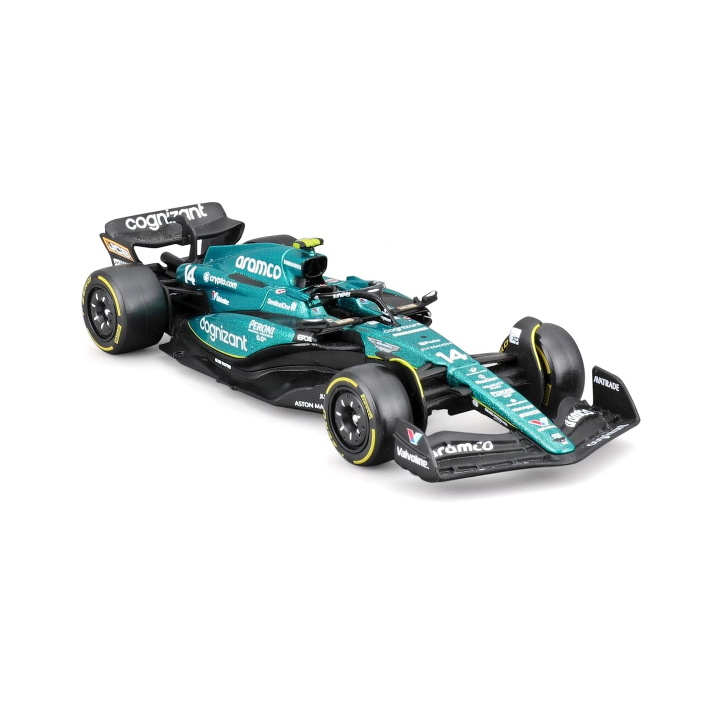 1/43 Scale Model Compatible with Aston Martin AMR23 F1# 18 Compatible with Lance Stroll 2023 Racing Car Miniature Model