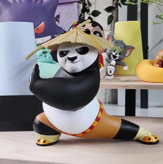Kung Fu Panda Action Figures - Limited Edition, Kung Fu Panda Figurine, Merchandise Figures, Collectible Figurine for Home Decor, Office Table & Study Table Toys (15 cm)