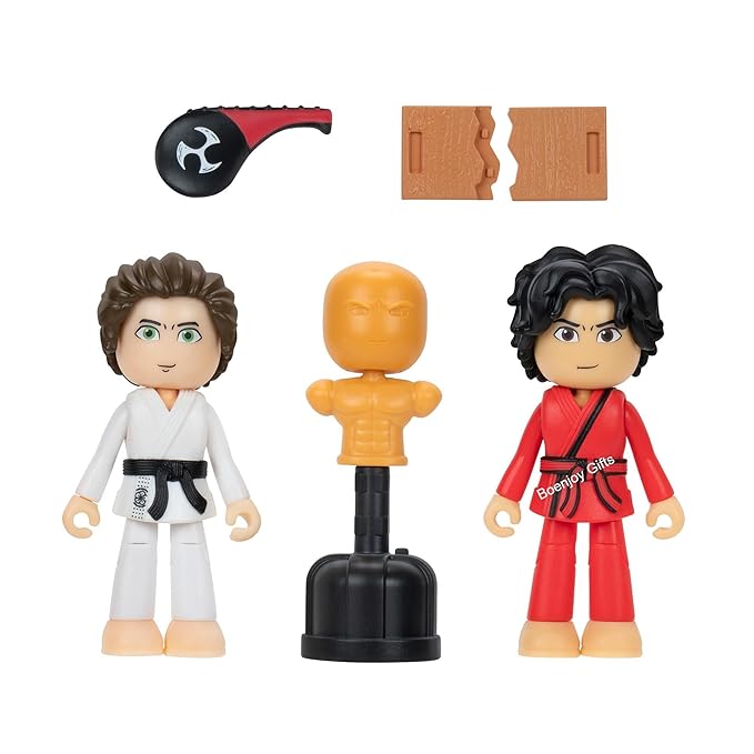 Cobra Kai Diaz vs. Keene Action Figure 6-Pack – Karate Training Set with Accessories