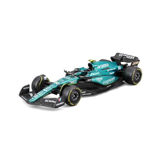1/43 Scale Model Compatible with Aston Martin AMR23 F1# 18 Compatible with Lance Stroll 2023 Racing Car Miniature Model