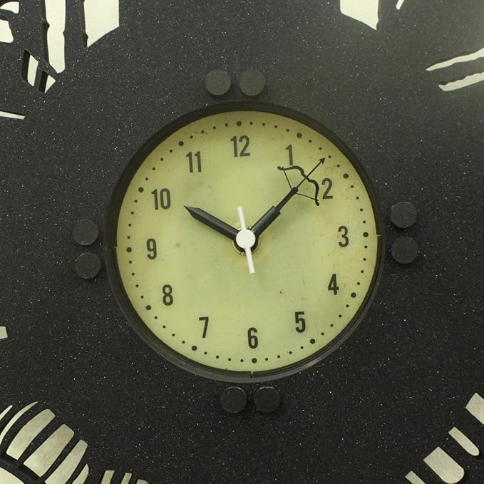 Incredible India Backlight Wall Clock – Glow-in-the-Dark Cultural Decor Featuring Taj Mahal, Camel & More (12 Inch)