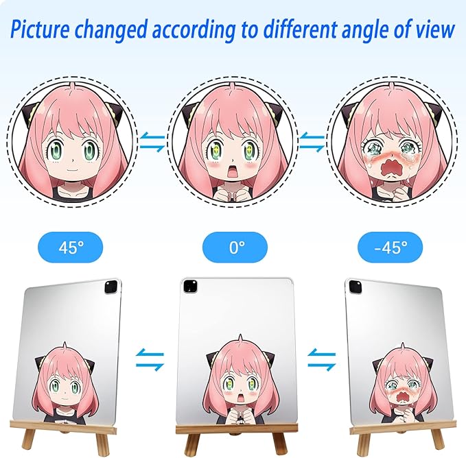 3D Motion Anime Car Sticker – Anya Forger | Waterproof & Durable
