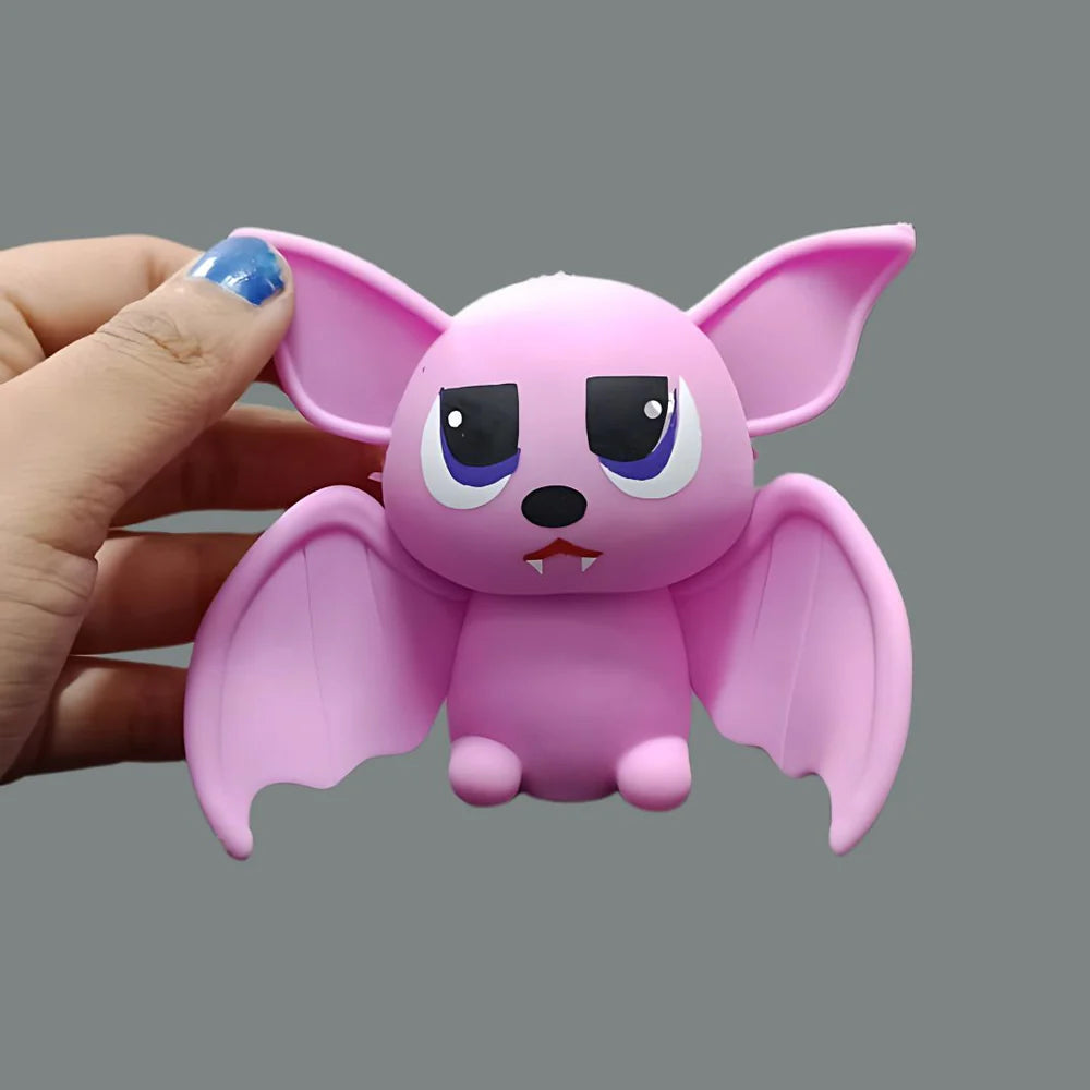 Cute Bat Squishy Toys – Soft and Spooky Fidget Fun (Random Color)