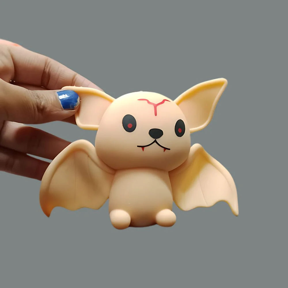 Cute Bat Squishy Toys – Soft and Spooky Fidget Fun (Random Color)