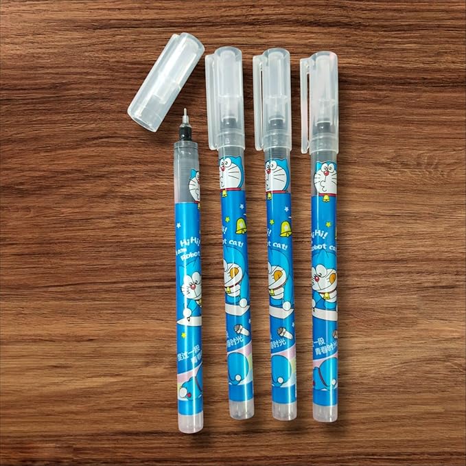 Doremon Gel Pen Liquid Ink Pilot Pen Set of 4