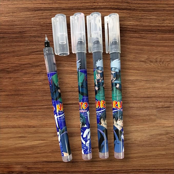Anime Gel Pen Liquid Ink Pilot Pen Set of 4
