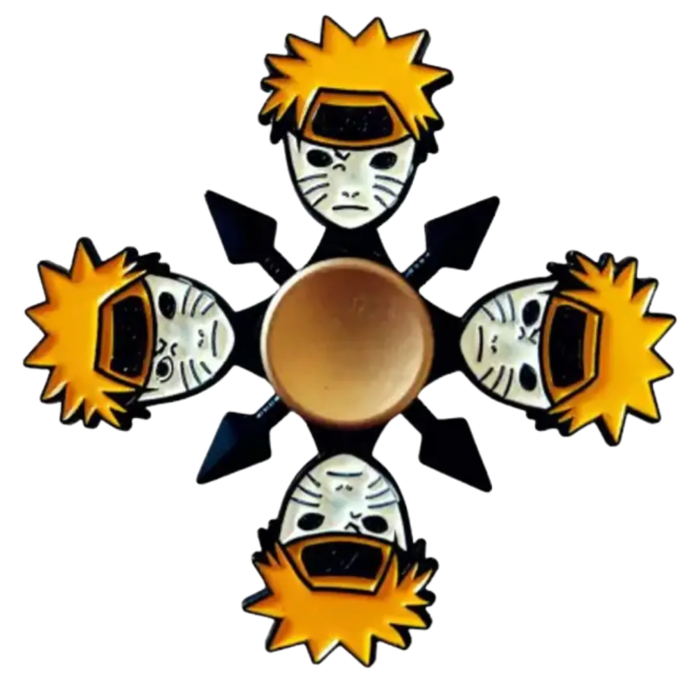 Naruto High-Speed Spinner Toy – Comic Anime Design for Kids & Adults (Random Design, Pack of 1)
