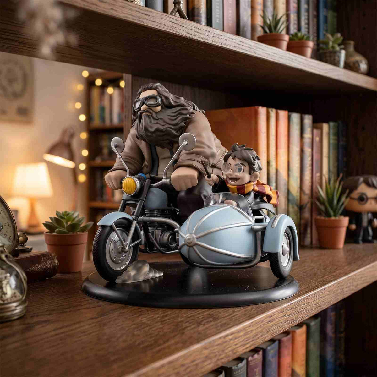 QMX Quantum Mechanix Harry Potter Harry & Hagrid Q-Fig Max Collectible Figurine – COD Not Available