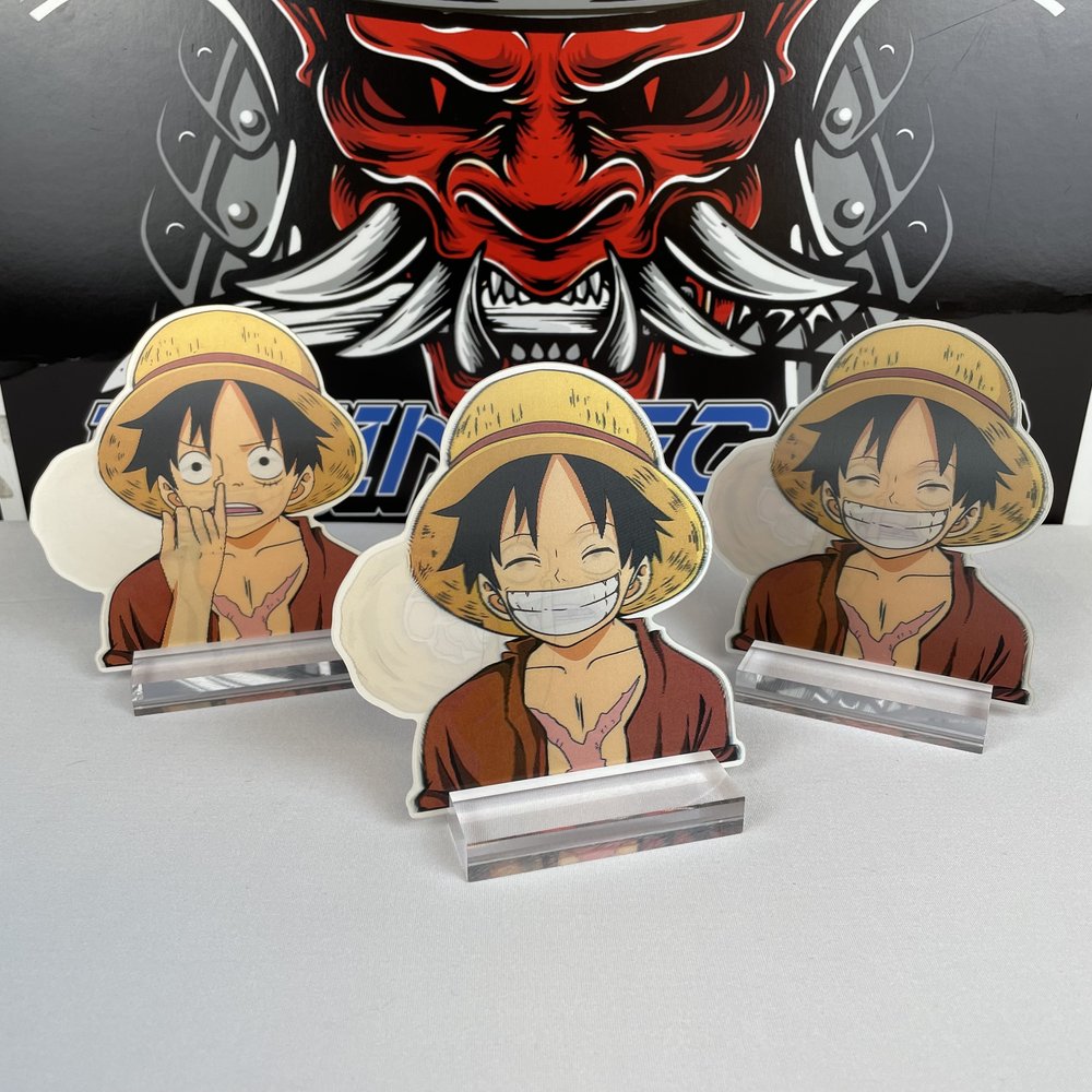 One Piece Monkey D. Luffy 3D Lenticular Motion Sticker – Anime Peeker Decal