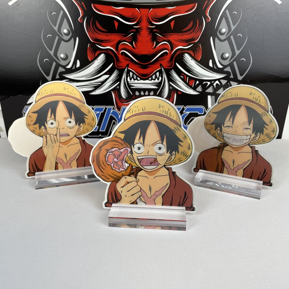 One Piece Monkey D. Luffy 3D Lenticular Motion Sticker – Anime Peeker Decal