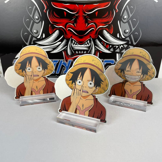 One Piece Monkey D. Luffy 3D Lenticular Motion Sticker – Anime Peeker Decal