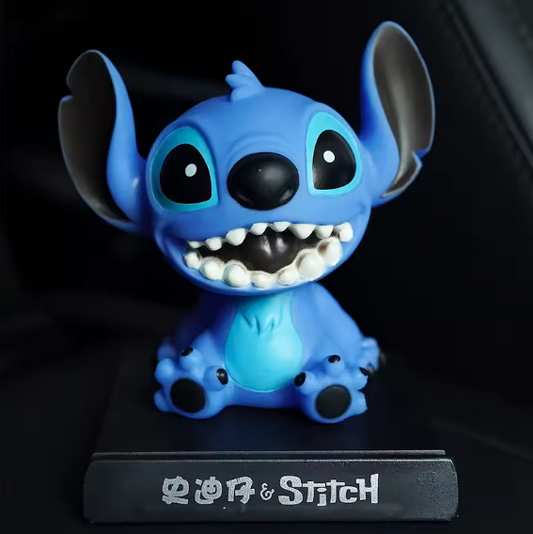 Stitch PVC Bobblehead + Phone Holder |