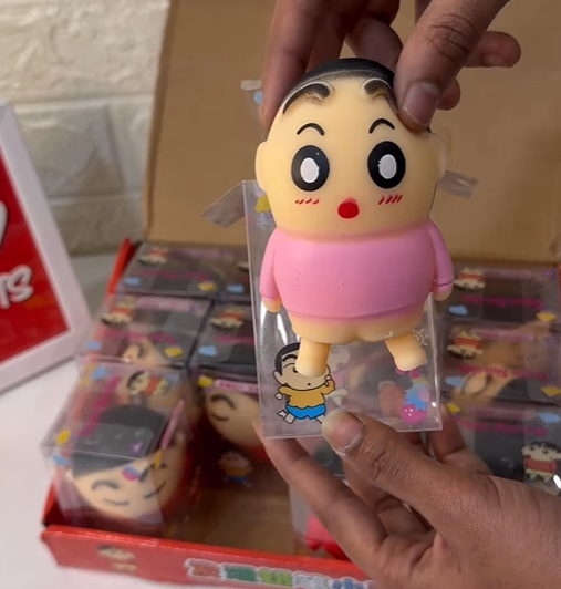 Shinchan Squishy Toy – Cute & Fun Stress Reliever