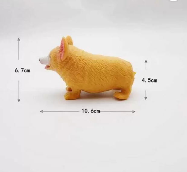 Stretchy Corgi Dog Squishy Toy – Stress Relief & Fun Gift