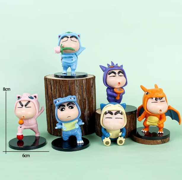 Shinchan Cosplay Action Figure 8Cm| Limited Edition Collectible Action Figure