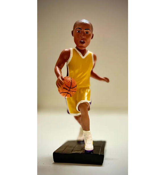 Kobe Bryant (Black Mamba) Polyresin | 16 Cm | Made In India ; Hand Painted | Basketball ; NBA ; LA Lakers|
