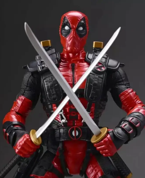 Deadpool Collectible Action Figure – 25cm Premium Superhero Toy with Movable Joints (Multicolor)