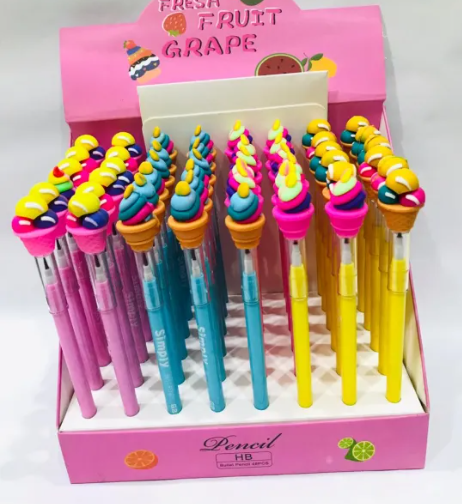 Ice Cream Bullet Pencil – Fun Retractable Pencil for Kids, Girls & Ice Cream Lovers