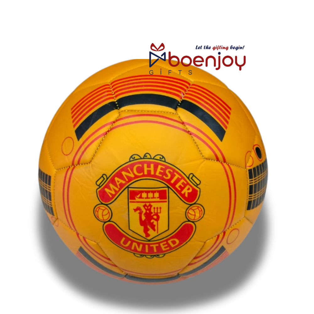 Manchester United FC Size 5 Football – Official Club Design, Not Inflated