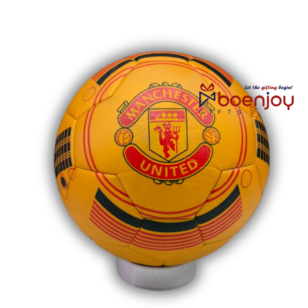 Manchester United FC Size 5 Football – Official Club Design, Not Inflated