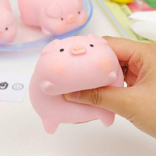 Squishy Pig Stress Relief Toy – Soft & Squeezable