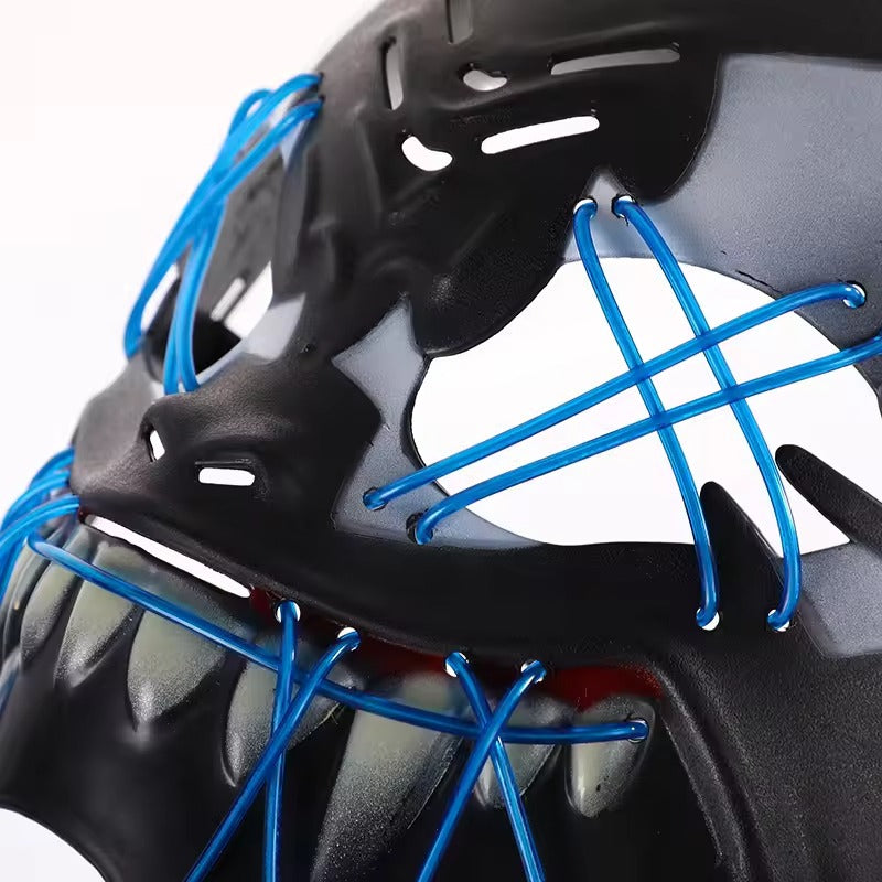 Venom Style LED Mask with Tongue – Random Color Light | Battery Not Included