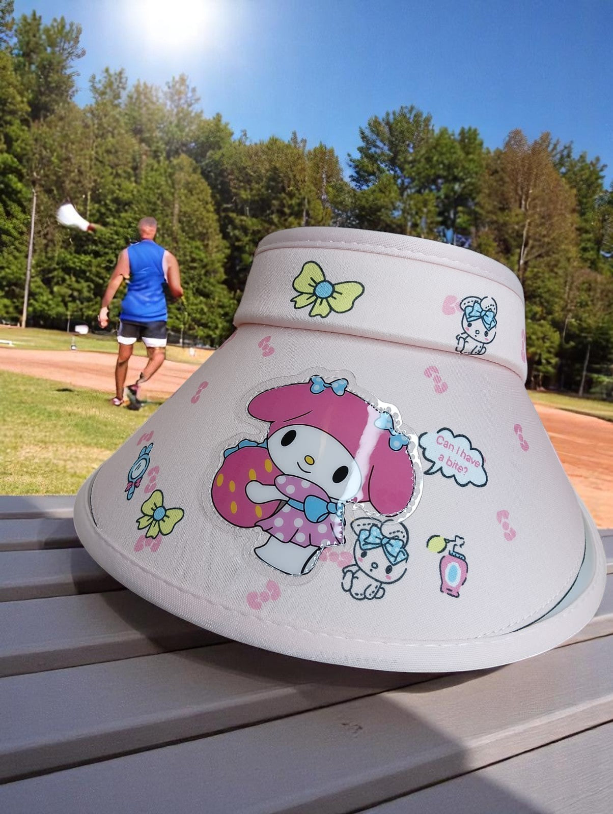 Kuromi Shade Cap – Stylish Sun Protection for Sanrio Fans (Random design)
