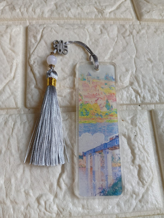 Elegant Tassel Acrylic Bookmark – Stylish & Durable Gift for Book Lovers