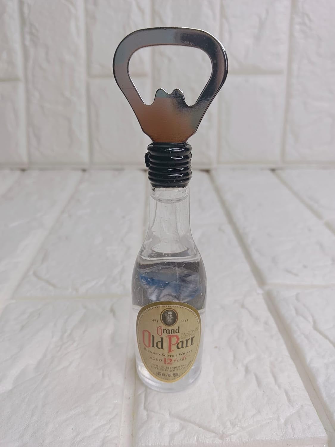 Magnetic Bottle Opener 6 Inch Old par white