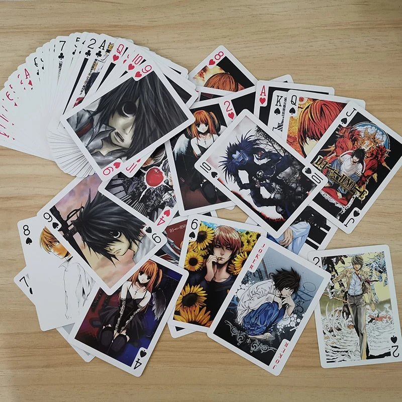 Death Note Anime Playing Cards | Poker Cards | Decks of Cards | Card Games Standard Index 2.5" x 3.5"