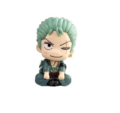 One Piece Luffy and Zoro Figures 1 pcs Figure Se | Cake Topper/Toy for Car Dashboard, Study Table Office Desk Collectible | 10.5 cm