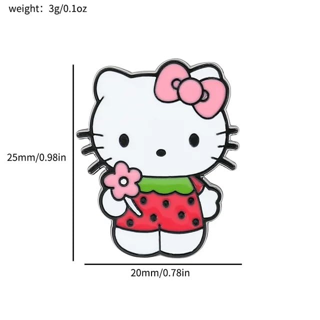 Hello Kitty Enamel Lapel Pin Badge - Costume Badge Cosplay Badge, Brooch for Backpack Badge for Fans Gift, 1 pcs | Style E